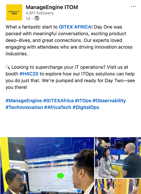 ManageEngine ITOM - LinkedIn