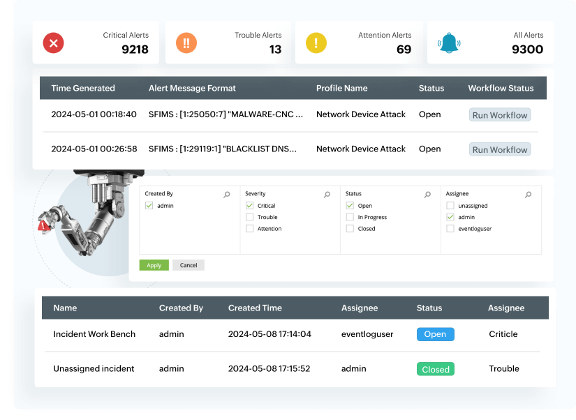 Security orchestration, automation, and response (SOAR)
