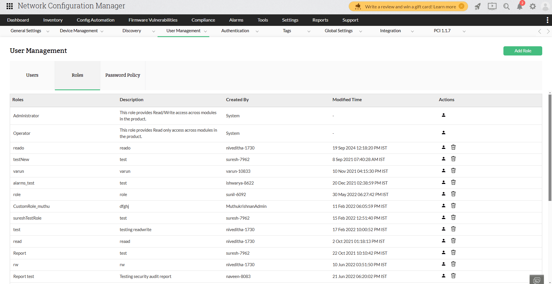 Network disaster recovery due to faultyconfigurationchanges - ManageEngine NCM