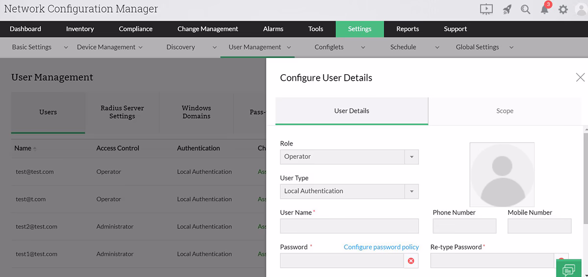 RBAC User Management