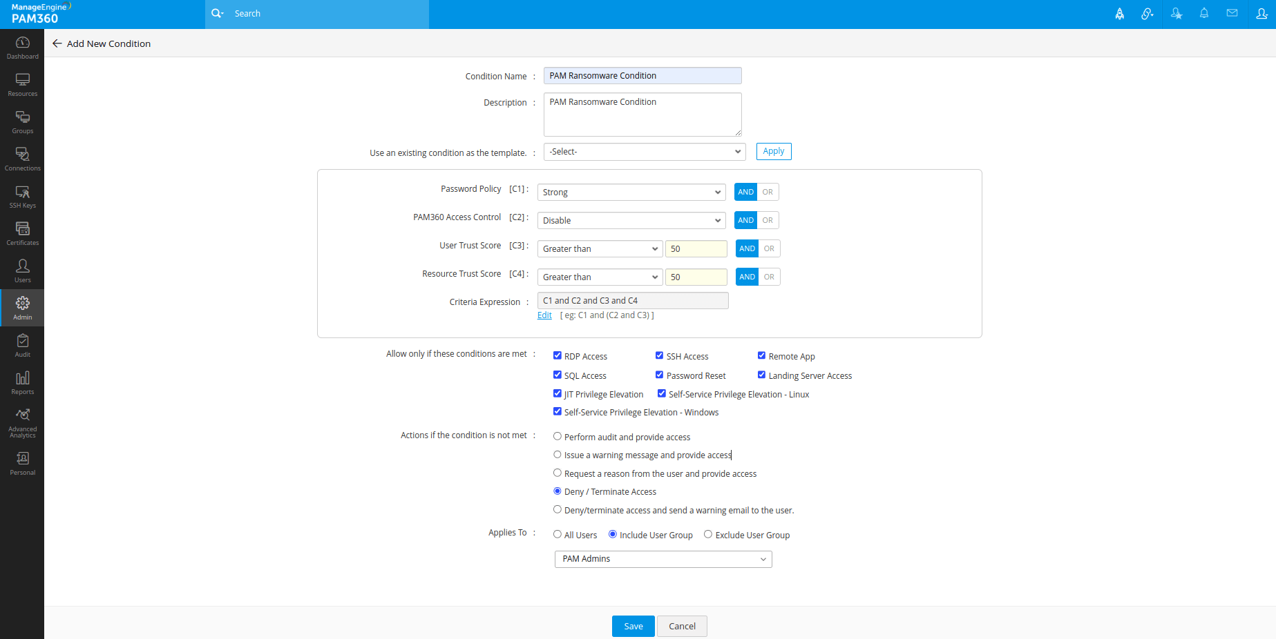 Trigger automated actions