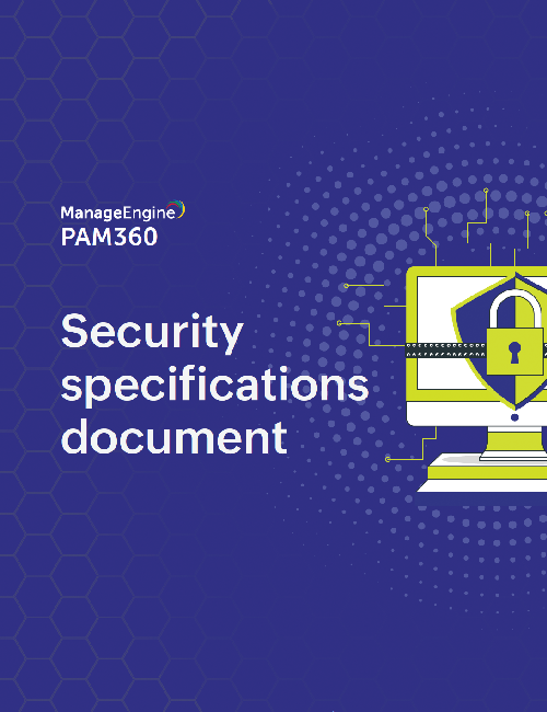 PAM360 Security specifications