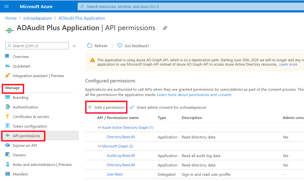 Using an Azure AD Premium license