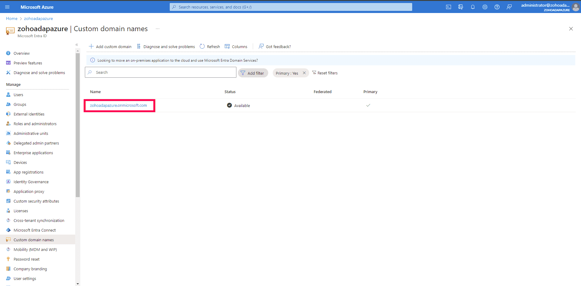 Using an Azure AD Premium license