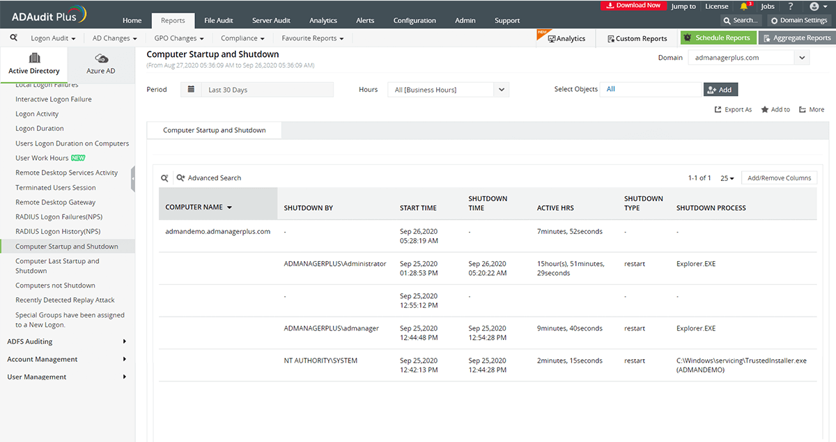 Monitor computer activities