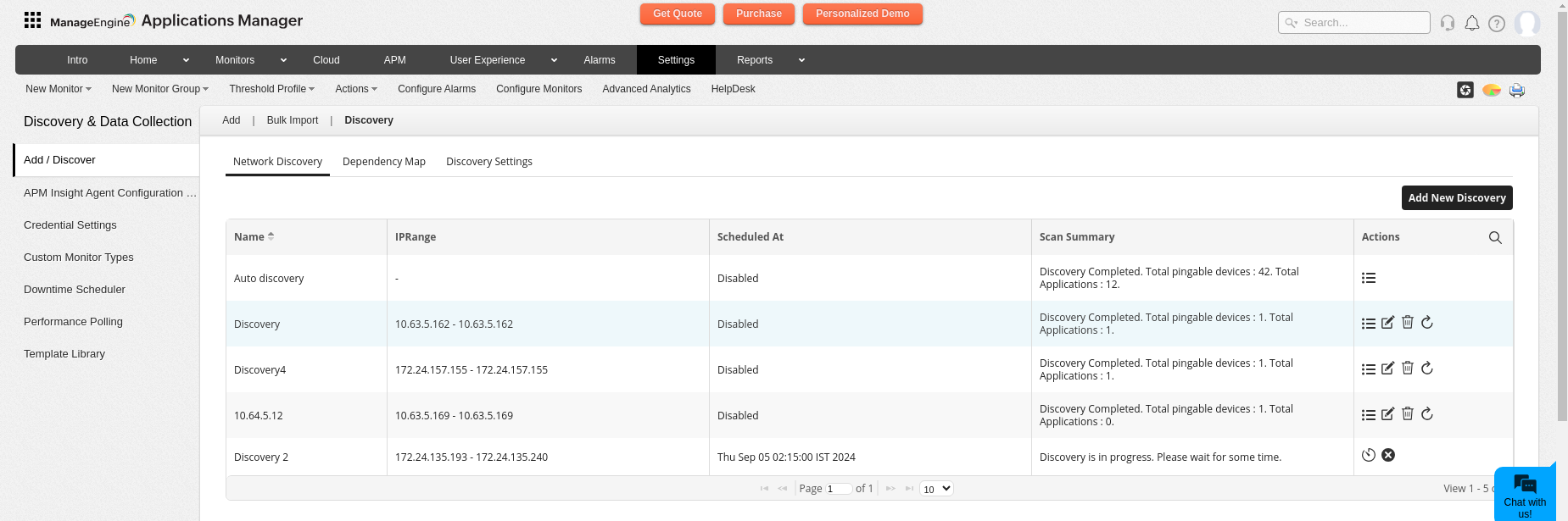 Application Discovery and Dependency Mapping - ManageEngine Applications Manager