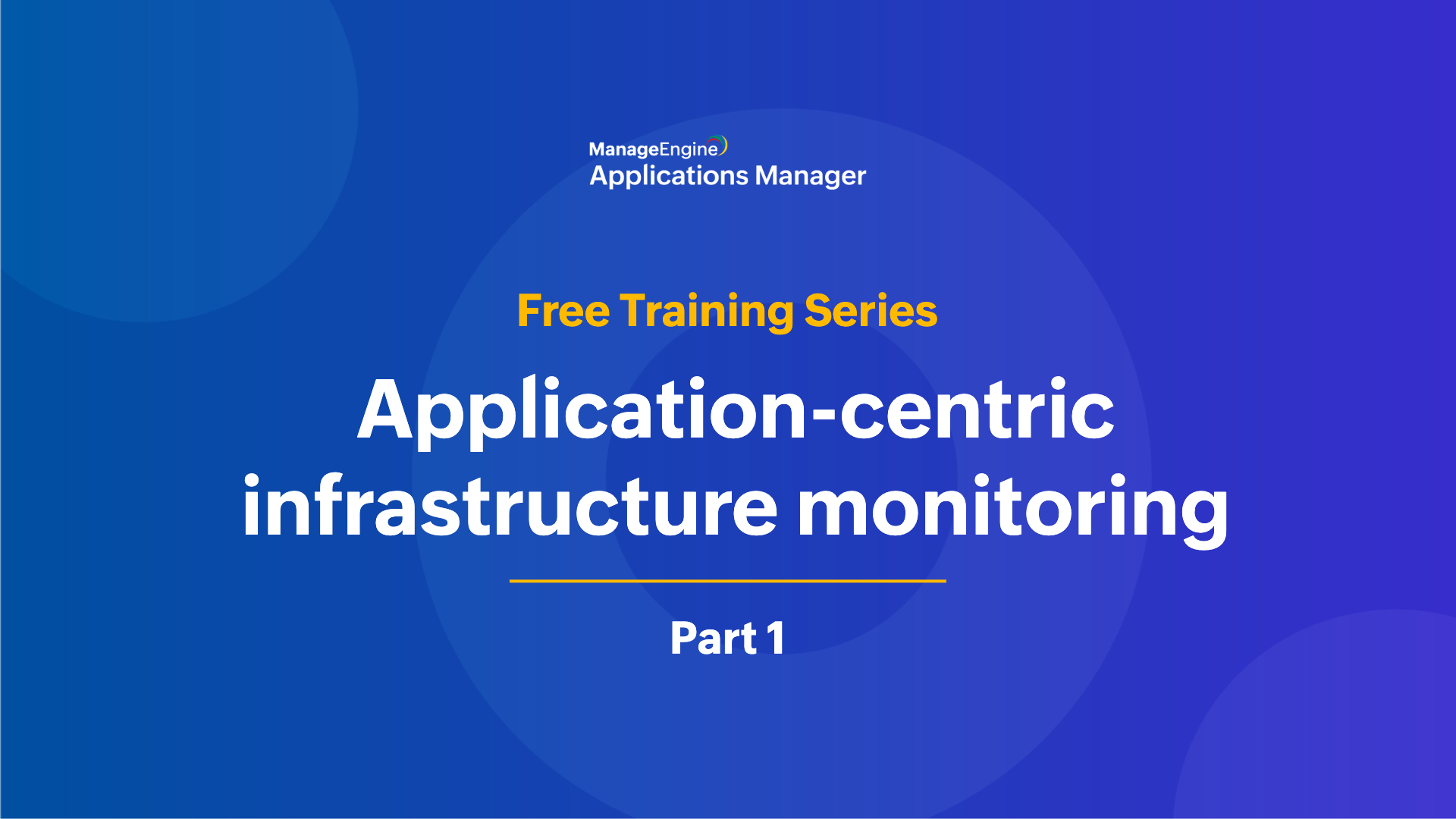 Application-centric infrastructure monitoring