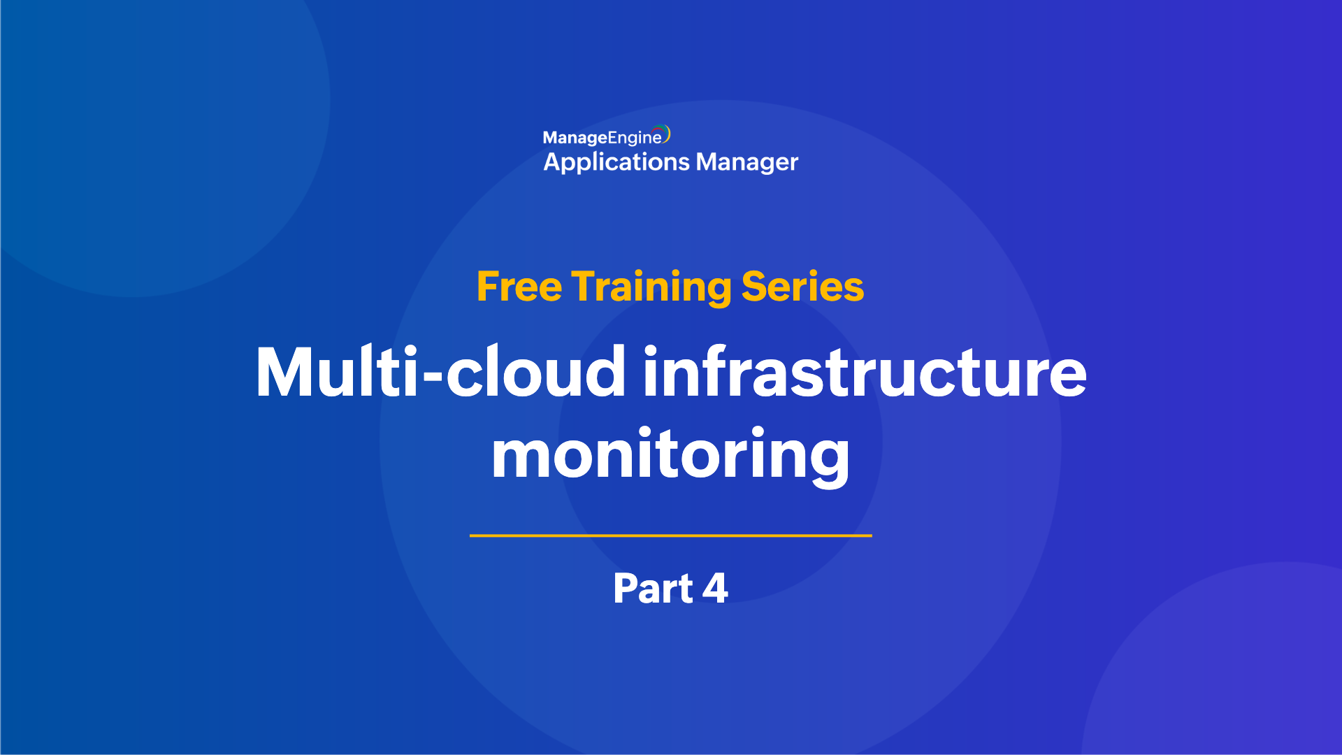 Multi-cloud infrastructure monitoring