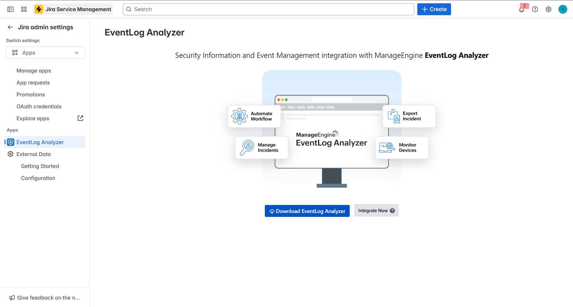 Jira Service Desk On-Demand Integration