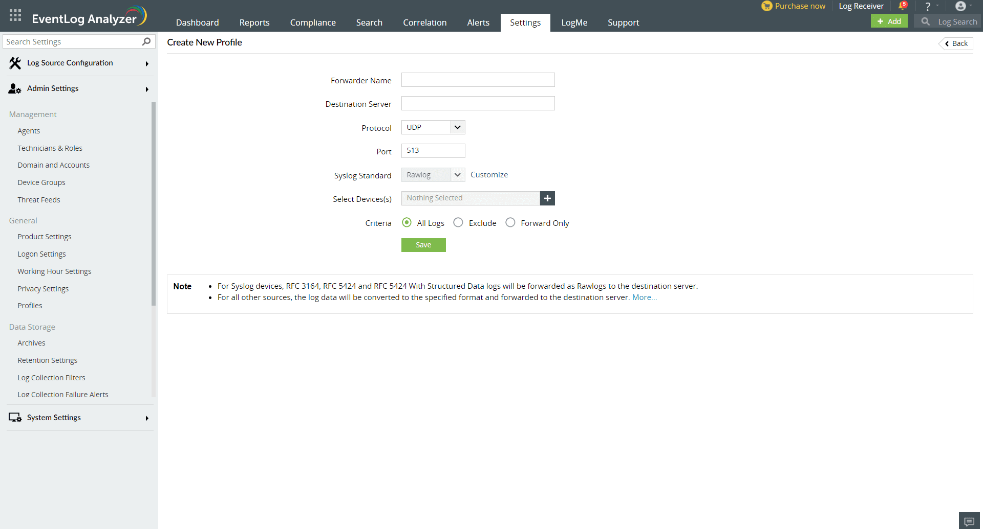 Log Forwarder