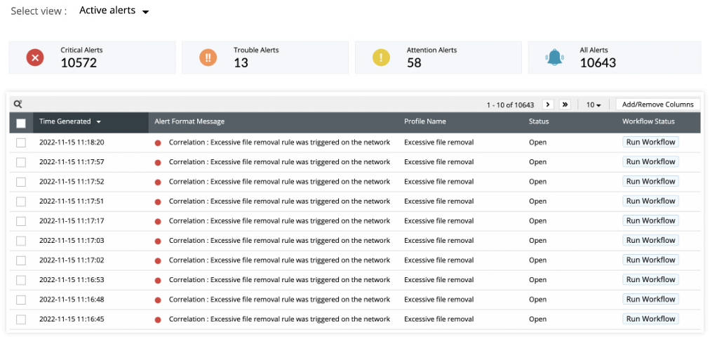 Automated incident response