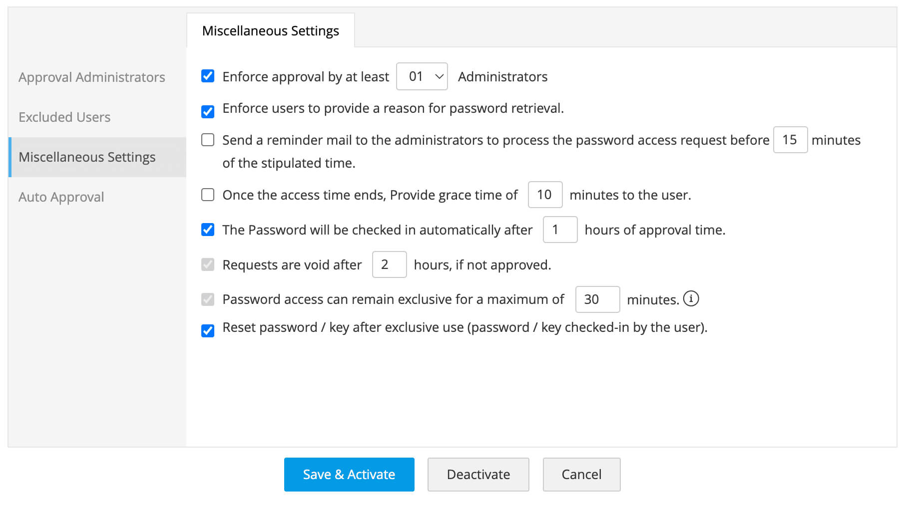 time-restricted password access control