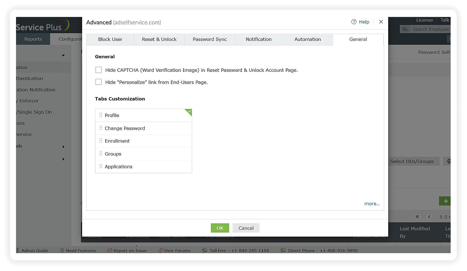 Configure CAPTCHAs in ADSelfService Plus to achieve compliance with NIST.
