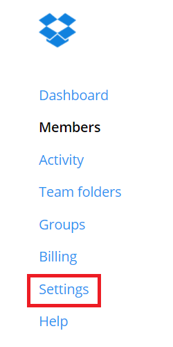 dropbox-settings-option