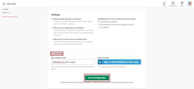 slack-ad-self-service-configuration
