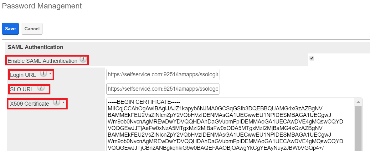 sugarcrm-saml-authentication-configuration