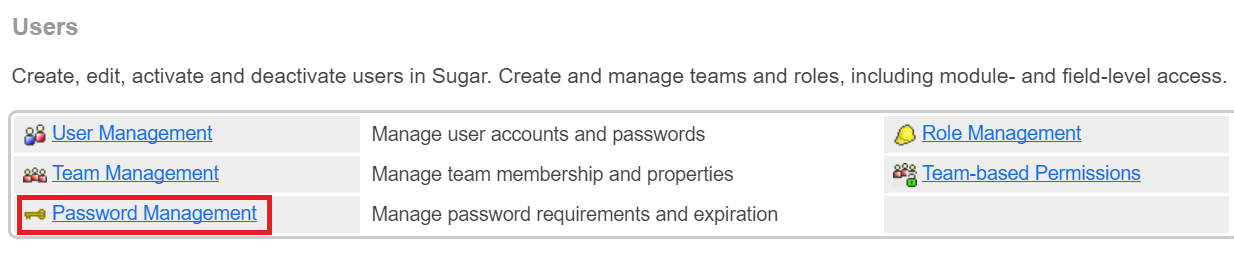 sugarcrm-sso-password-management