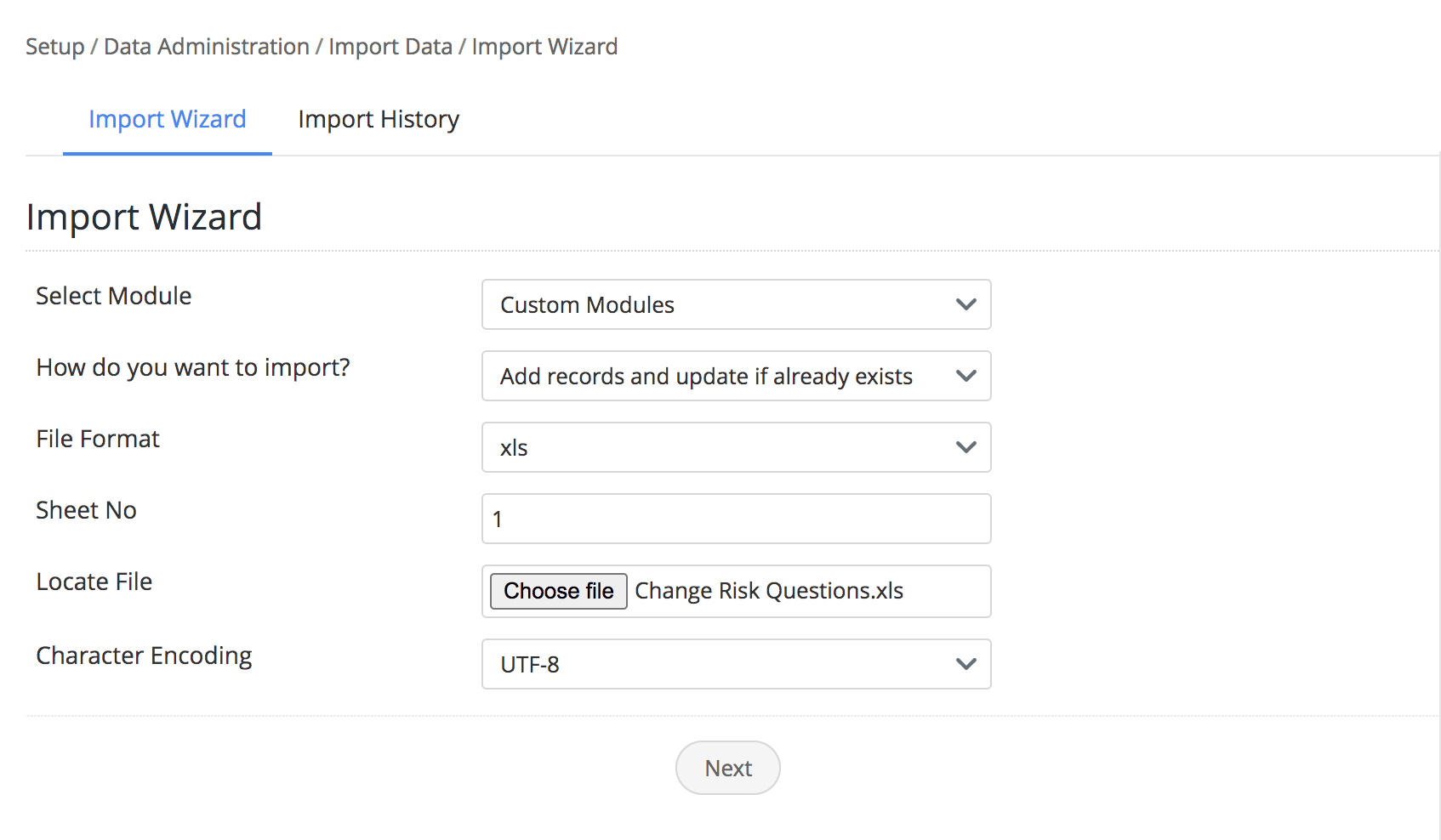 Importing sample data in ServiceDesk Plus