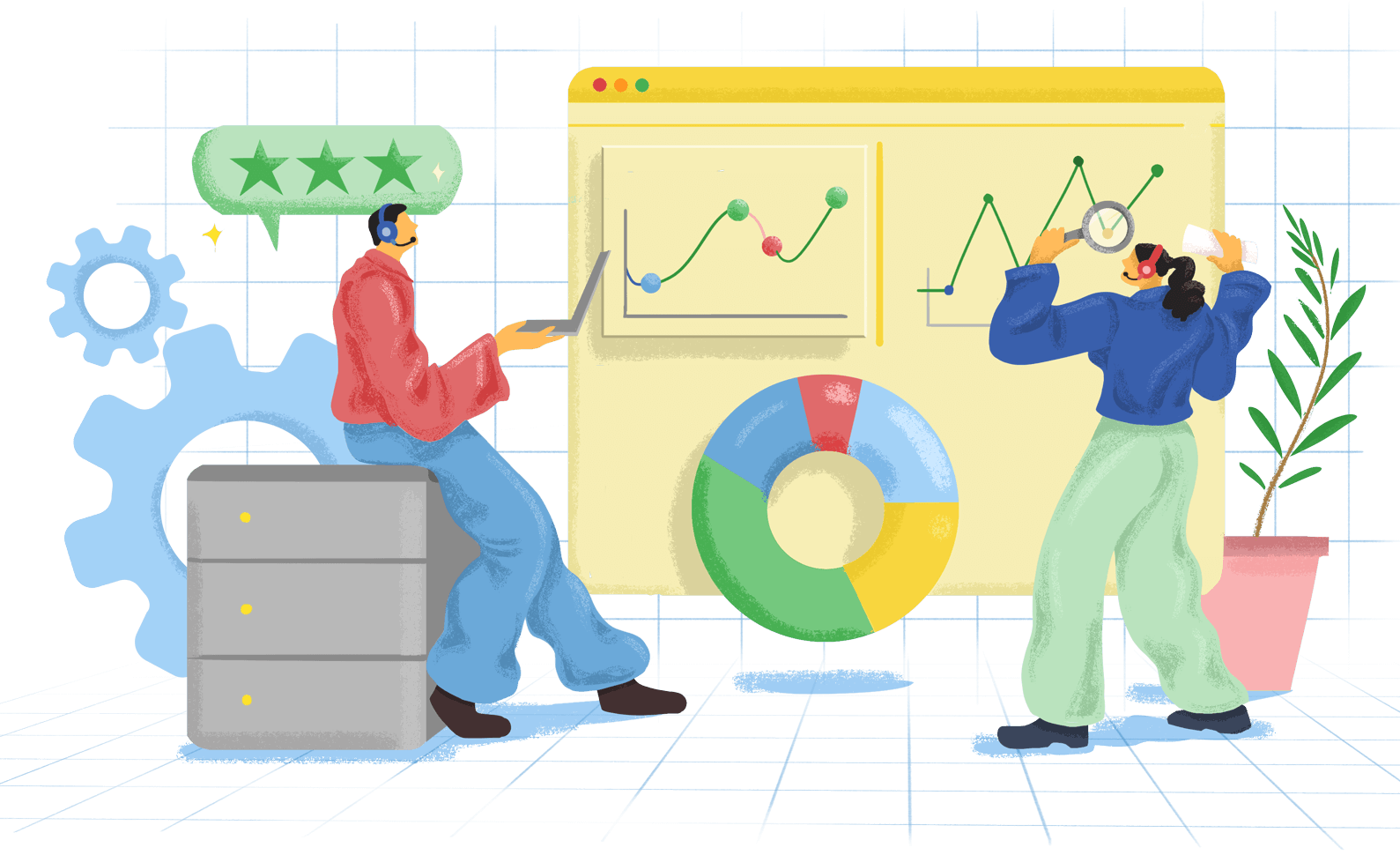 Service desk dashboard